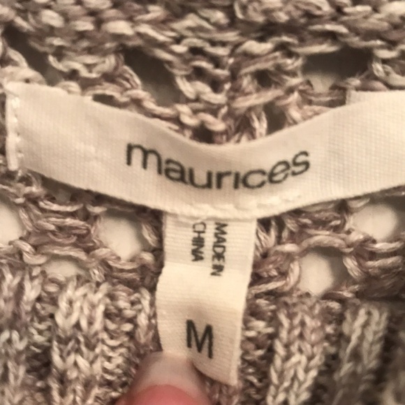 Maurice’s brand size M pullover ombré gray tunic length sweater - Picture 2 of 5